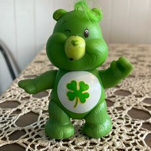 Vintage Care Bears Lucky Bear Poseable Figure 1984 Kenner